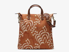 Shopper - Palm Jacquard/Cuoio