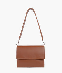 Brown mini cross-body bag