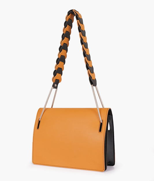 Mustard loop strap shoulder bag